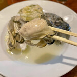 牛タン 夏火鉢 - 「 牡蠣のカン缶焼き 」