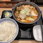 Yoshinoya - あさり豚チゲ御膳