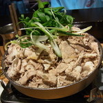肉なべ 千葉 - 肉鍋の煮込む前