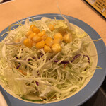 Maika Ri Shokudou - セットの生野菜。