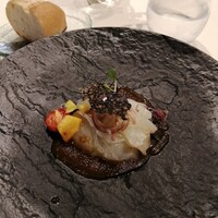 HATSUNEYA GARDEN - ★前菜…山芋のムースの上に真鯛のマリネがのっています♡真鯛も5切れのってて食べ応えありました♪