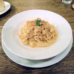 ラ・カント - ズワイガニと小柱のトマトクリームスパゲッティー