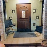 ラ・カント - 入口です。お子様連れの方へのお約束について書かれていました。