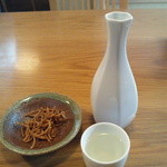 茶織菴  - 熱燗と蕎麦揚げ