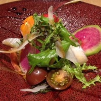 築地ボン・マルシェ - 菅原文太さんの作った野菜のサラダ！