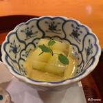 らん亭～ 美日庵 - 洋梨の寒天寄せ