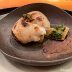 らん亭～ 美日庵 - 河豚の白子焼