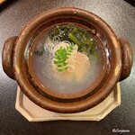 らん亭～ 美日庵 - 本蛤と若芽の小鍋立