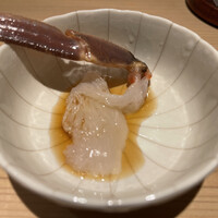 鮨まつもと - 松葉蟹の刺身