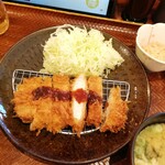 Gohandokorokatuan - 熟成ロースカツ定食￥640