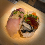 魚がし日本一 - 寒ブリ・蒸し牡蠣
