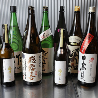 お肉と相性の良い日本酒をご用意！お好みの一杯で乾杯のひと時を