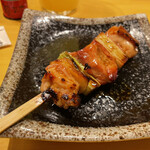 Chidori - ねぎま　伊達鶏のもも肉の官能的な旨さと肉の張りに驚いたよ〜。これ旨い〜