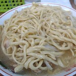 ラーメン二郎 - 天地返し完了