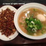 三代目 天竜 - 天竜ラーメン＋チャーハン（小）