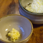 根津とうふ工房　須田 - 薬味2種(生姜・葱)