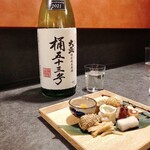 酒肴 大阪まんぷく堂 - 3杯目の日本酒と酒肴彩々