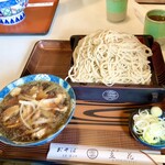 Tachibana Soba - 豚肉せいろ（大）770円+大盛110円