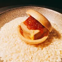 THE SODOH HIGASHIYAMA KYOTO - スペシャリテのアミューズ、フォアグラとあんぽ柿の最中