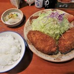 Tonkatsu Taketei - メンチかつ定食￥900