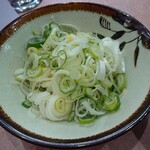 所沢 大勝軒 - 薬味ねぎ