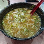 所沢 大勝軒 - スープ割り