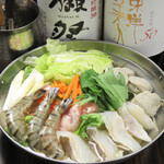 Yosenabe with Seafood soup stock