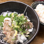 魚力 - 鰺のなめろう