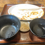 更科 - 余裕の完食です。