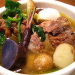 リストランテ ネグラマーロ - 北海道産仔牛のテールと冬野菜のボッリートスープ仕立て
      