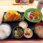 食堂 高ひろ - 北海定食 1100円(税込)