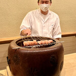 鎌倉 北じま - さわらの炭火焼き