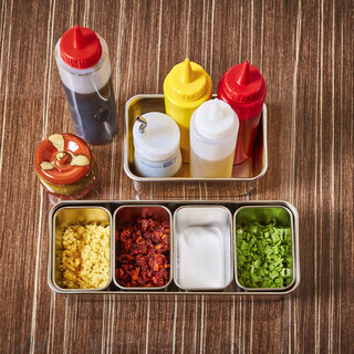 [Dipping sauce] Mix your favorite condiments and seasonings as you like.
