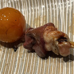 鳥さき - ちょうちん　レバーと一緒に召し上がって下さい