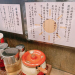 つけ麺 タイヨウ - 味変コーナー
