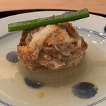 まき村 - 香箱蟹の真薯銀餡