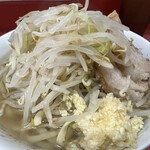 ラーメン二郎 - 小ラーメン（790円）、ニンニクコール