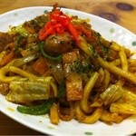 やるき - カレー焼きうどん