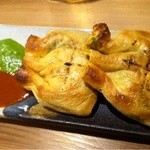 やるき - 納豆とオクラのキツネ焼き