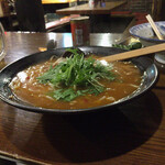 吾割安 - 辣肉醤麺（ラーロージャン）
ピリ辛豚肉のトロミあるラーメン