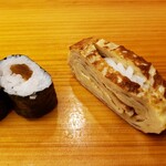 Sushi Tomita - 干瓢巻きと玉子