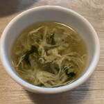 新中華 華花 - セットのスープ