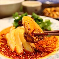 中華旬彩 森本 - 森本名物！四川式よだれ鶏セット(1,200円)