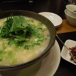 中華酒膳 幸龍 - （2012/12月）「五目雑炊」食べるラー油付き