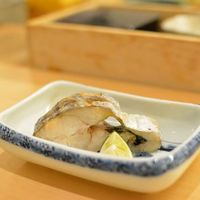 鮨裕 - 太刀魚の塩焼き。美味しそうです〜！