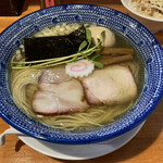 きく屋 - 煮干中華（煮玉子トッピング）