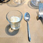 La Brianza - レモンとセージのソルベ。この頃の定番お口直し