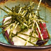うなぎ 目白ぞろ芽 - 鮪の山かけ