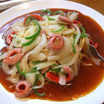 Supagetthi Hausu - ミラカン、麺少なめ。