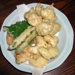 よし半 - 鯛の白子の天ぷら